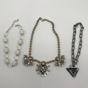 Gold-Tone Statement Floral Pendant Necklace - Women Jewelry